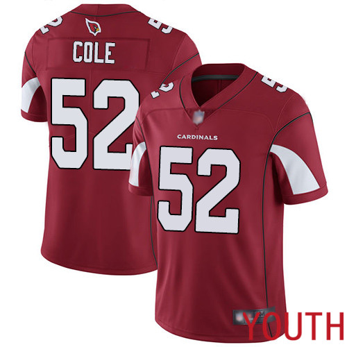 Arizona Cardinals Limited Red Youth Mason Cole Home Jersey NFL Football 52 Vapor Untouchable